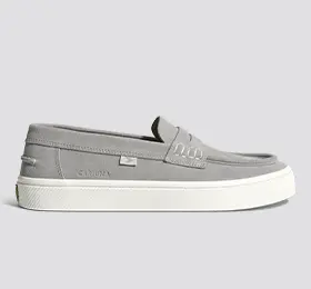 CAJU Light Grey Suede Loafer - Image 11