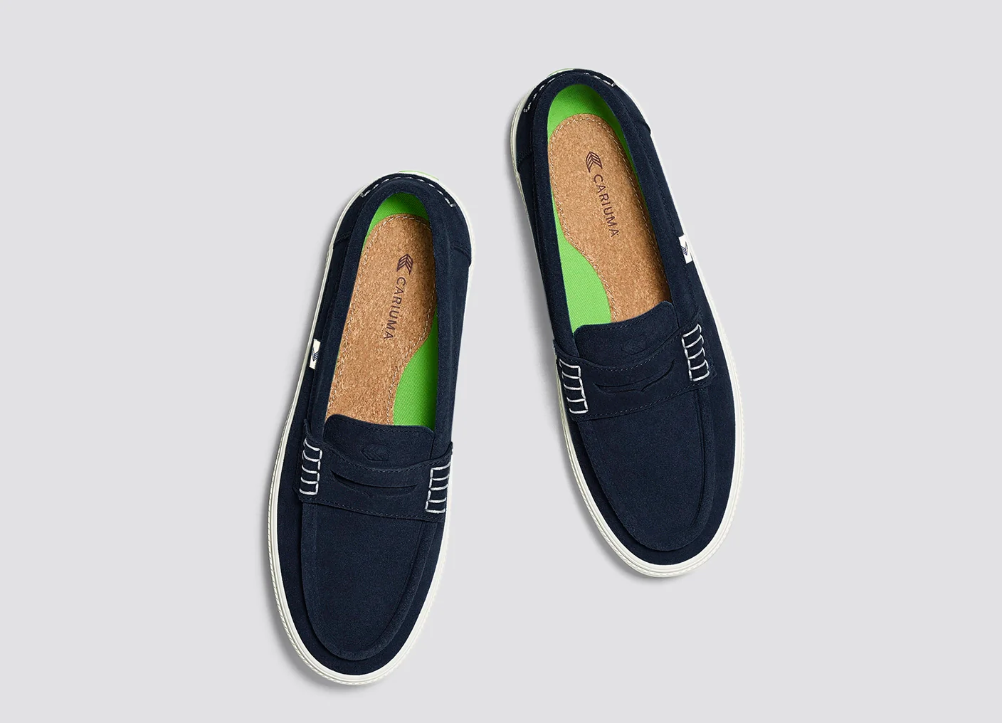CAJU Navy Suede Loafer - Image 10