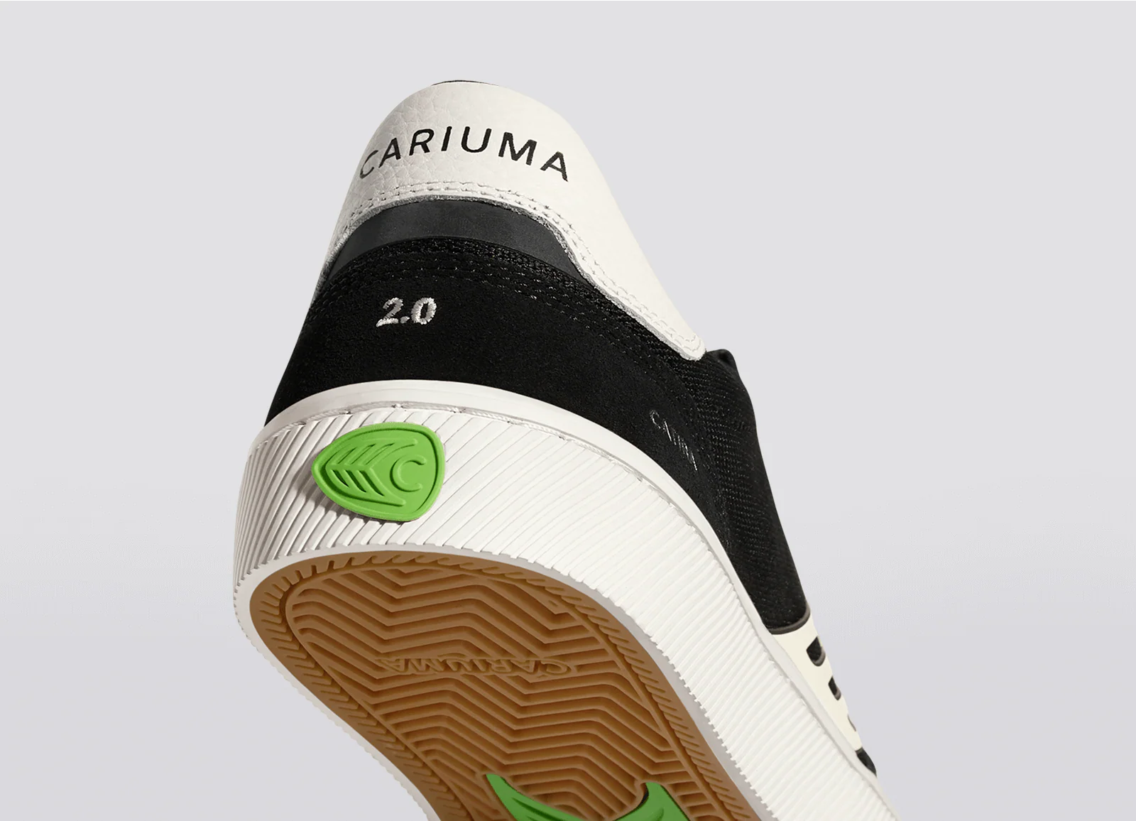 CATIBA PRO 2.0 Black Suede and Cordura Ivory Logo Sneaker - Image 8