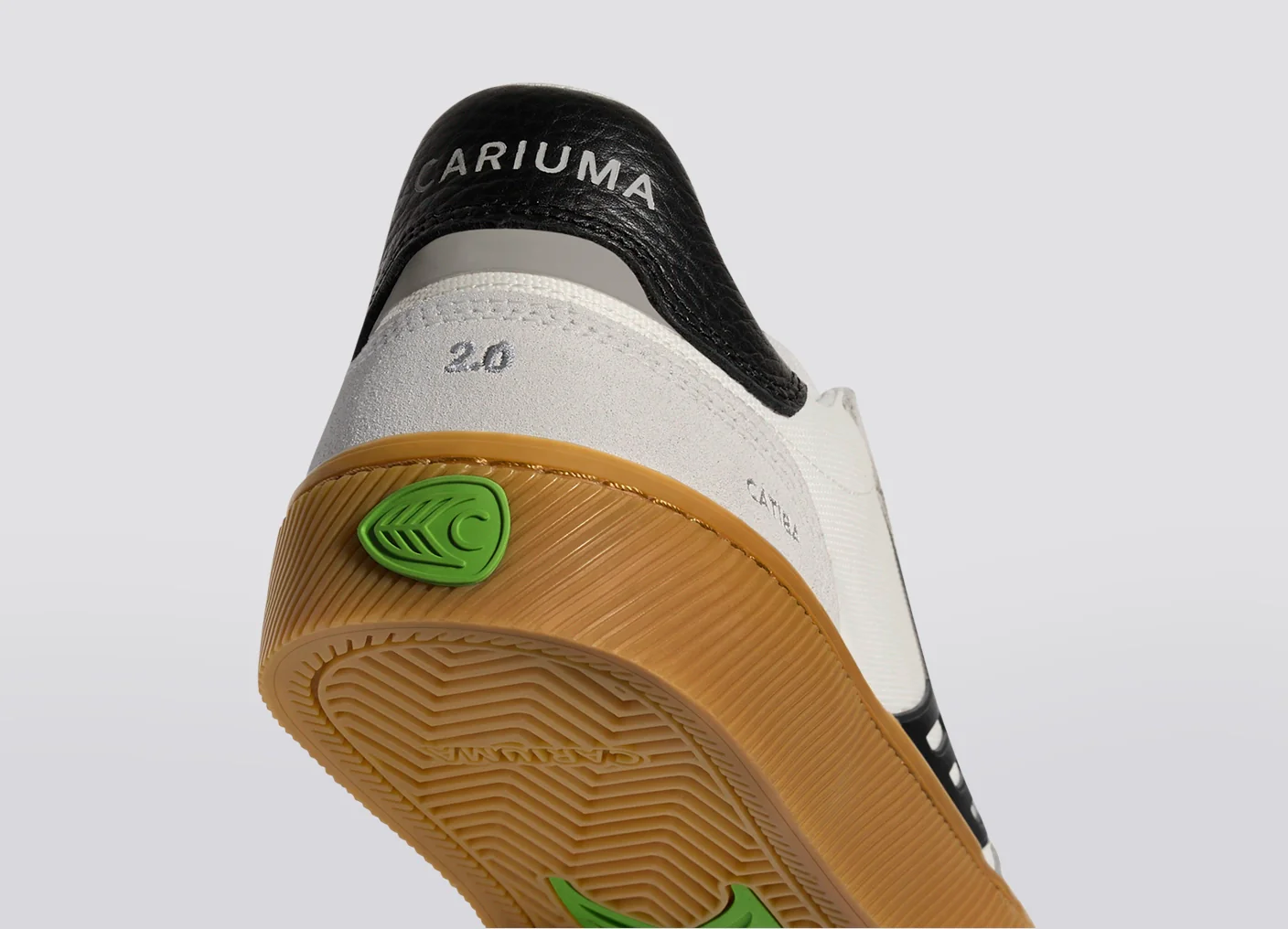 CATIBA PRO 2.0 Gum Off-White Smoke Suede and Black Logo Sneaker - Image 8