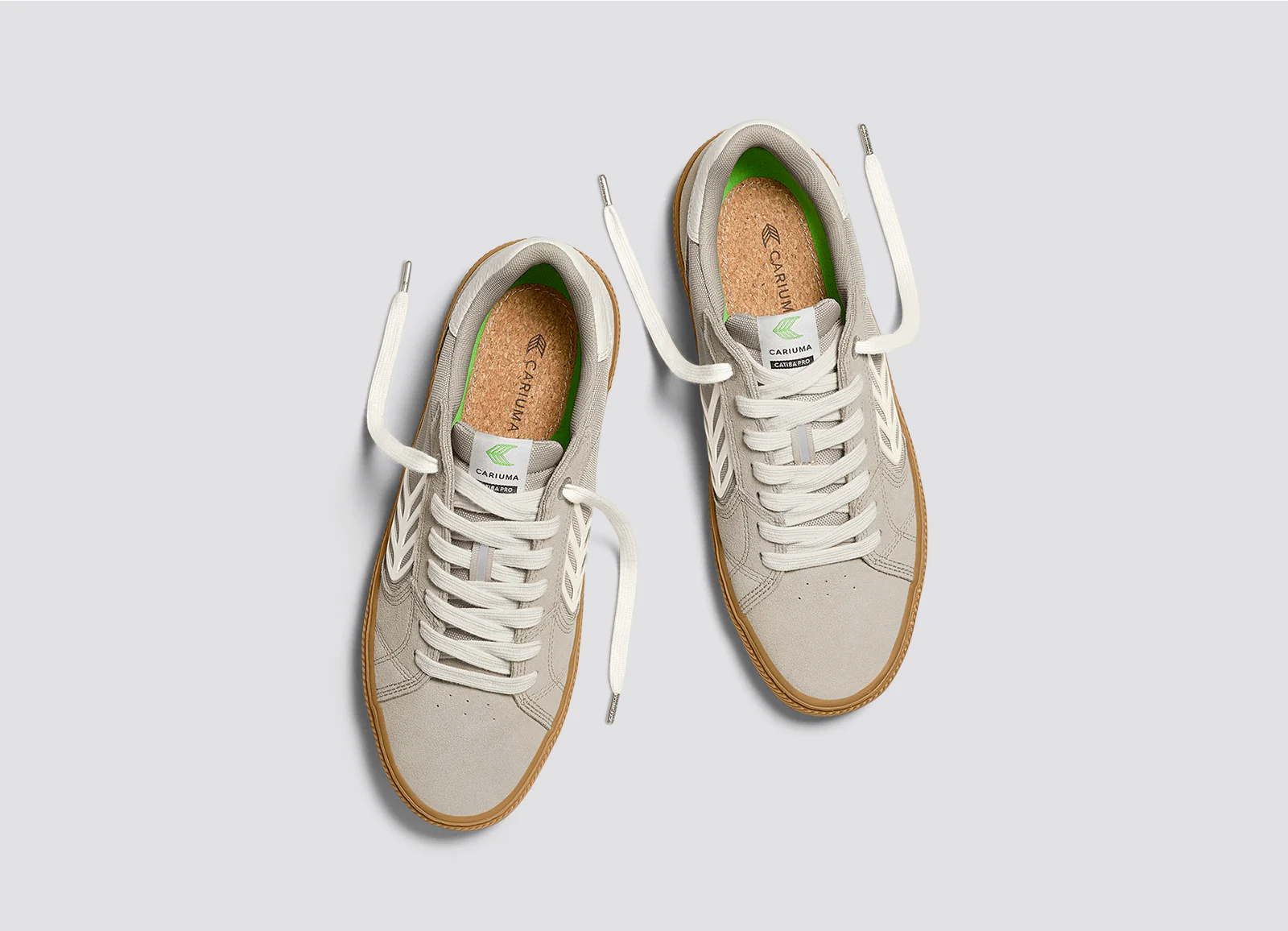 CATIBA PRO 2.0 Plaza Taupe Suede and Cordura Ivory Logo Sneaker - Image 9