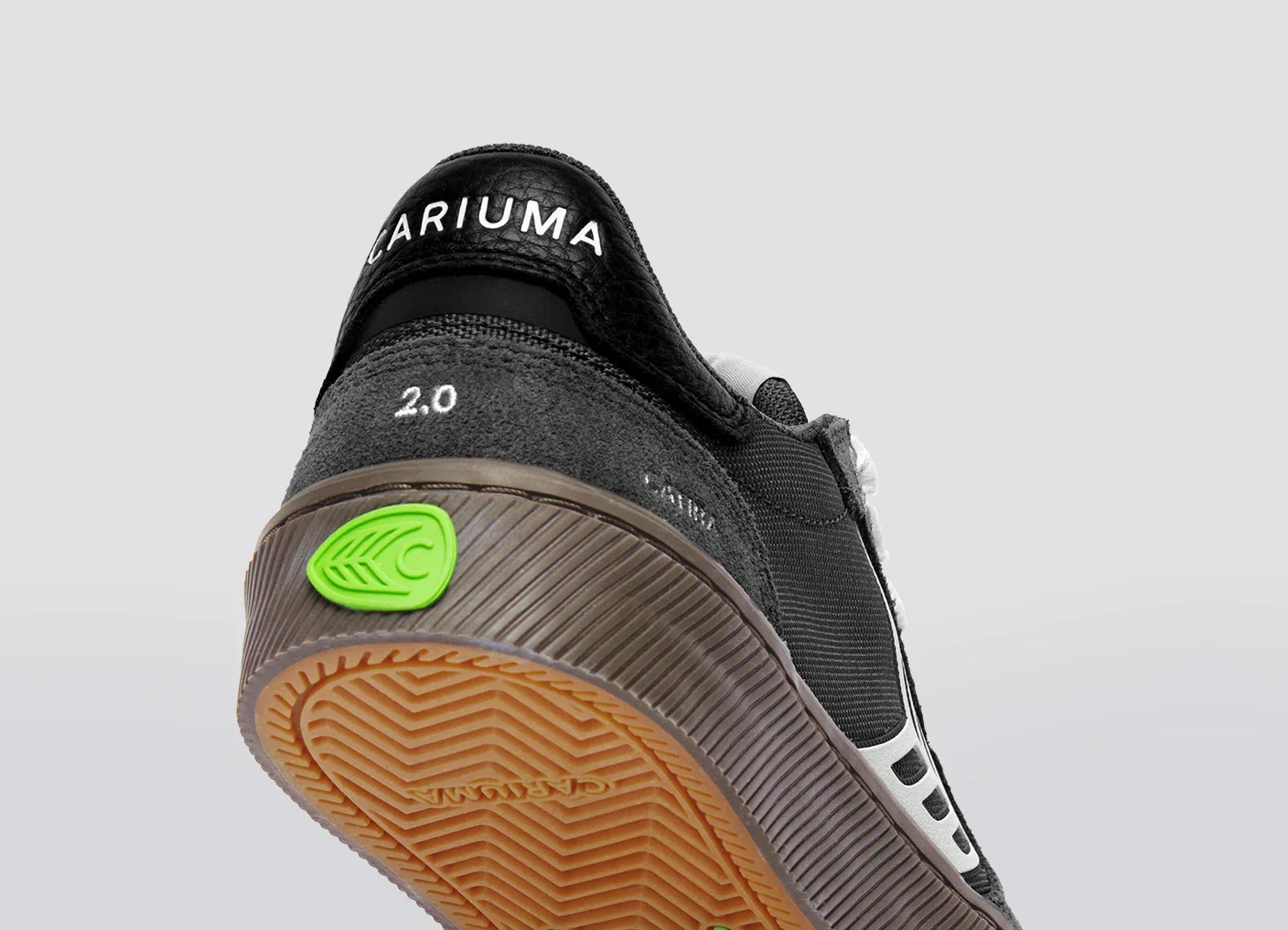 CATIBA PRO 2.0 Teak Magnet Grey Suede and Cordura Ivory Logo Sneaker - Image 6