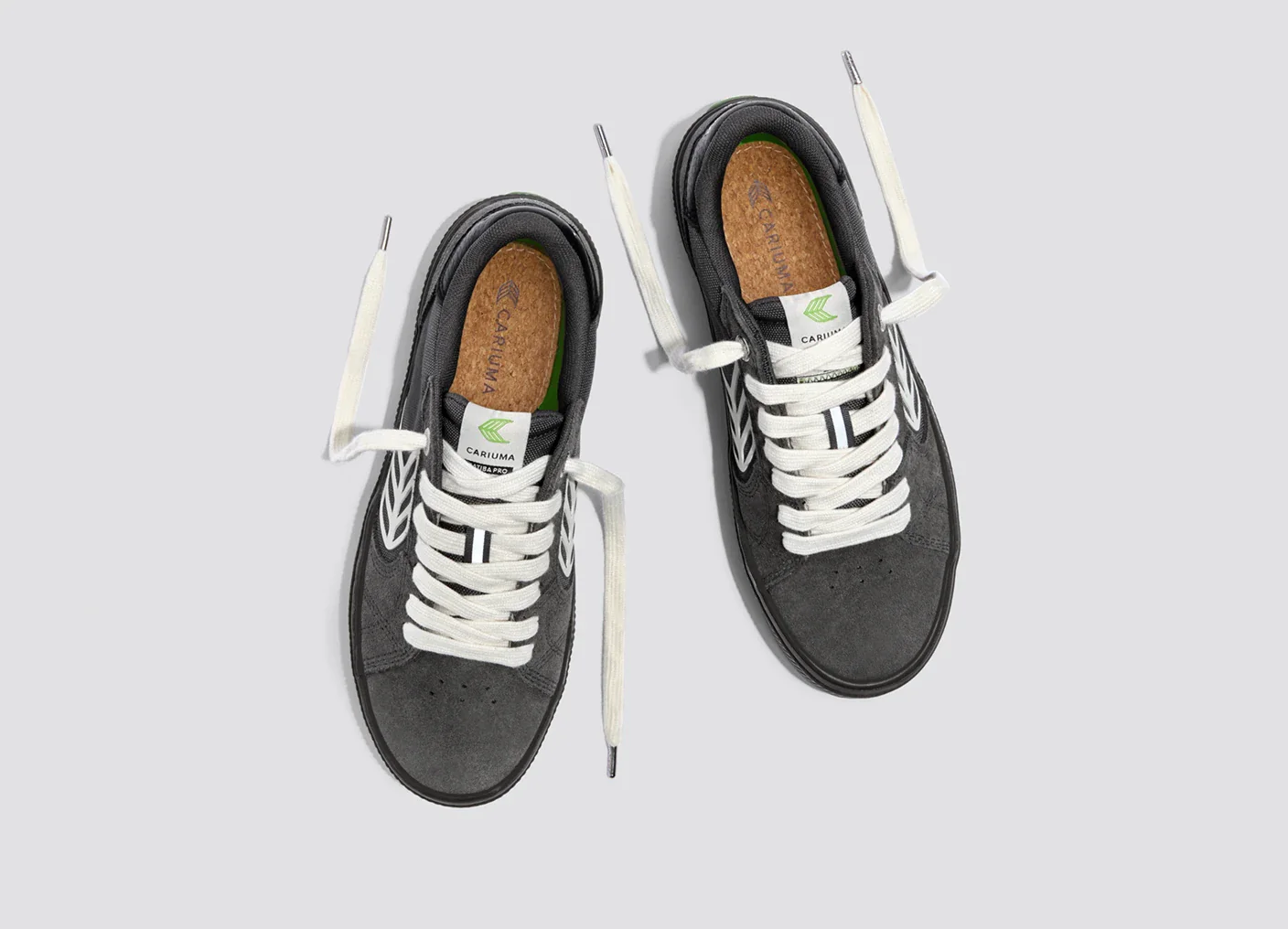 CATIBA PRO 2.0 Teak Magnet Grey Suede and Cordura Ivory Logo Sneaker - Image 7