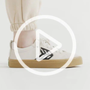 CATIBA PRO Low Gum Vintage White Suede and Canvas Black Logo Sneaker - Image 11