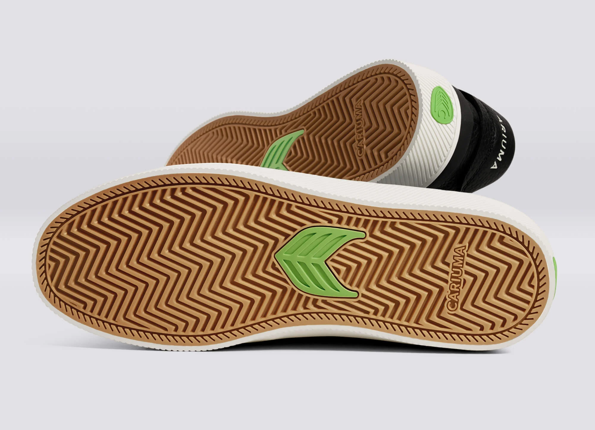 LUAN PRO Black Premium Leather Ivory Logo Sneaker - Image 7