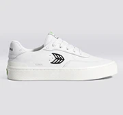 LUAN PRO White Premium Leather Black Logo Sneaker - Image 11