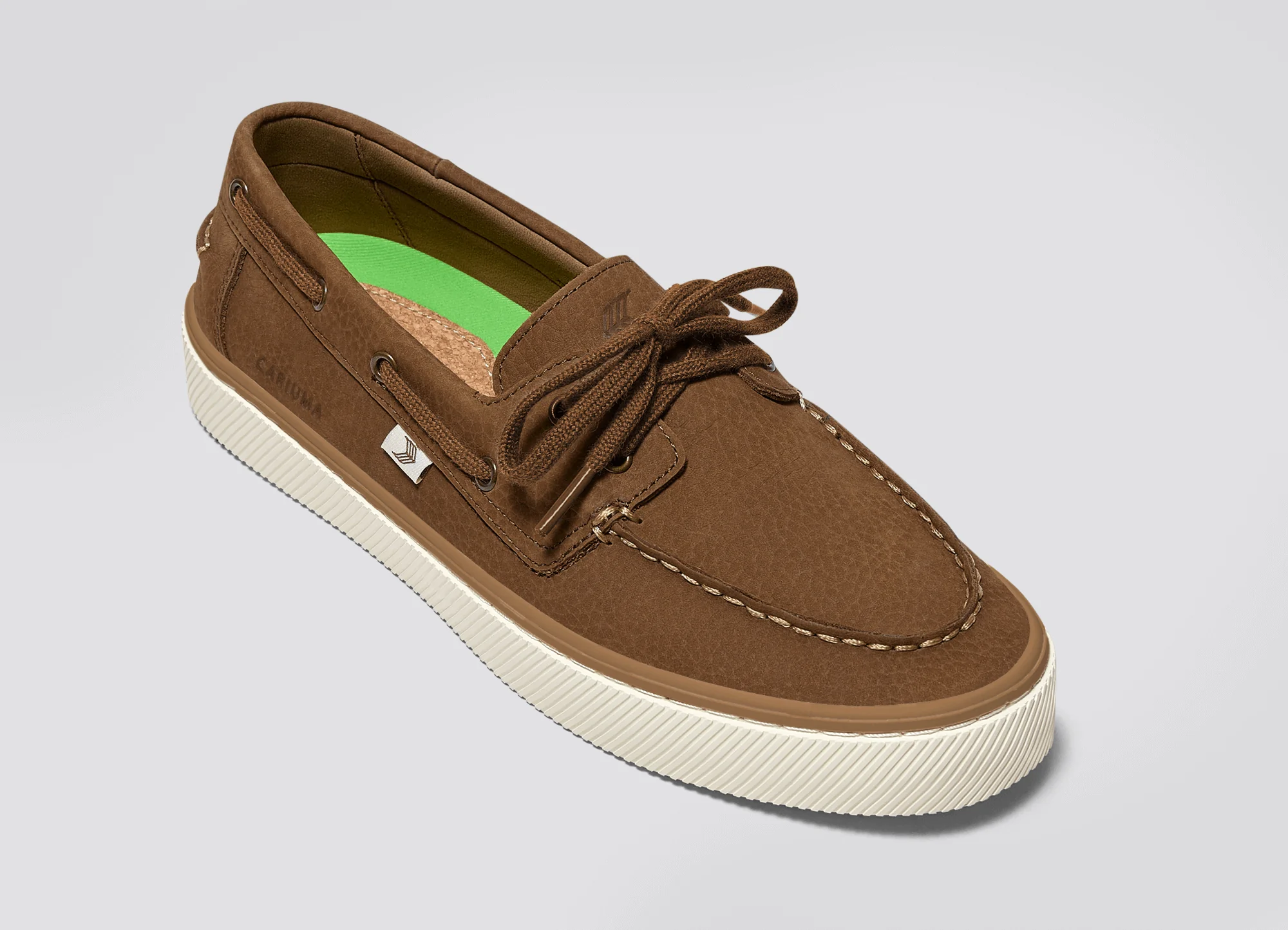 Maré Mocha Nubuck Boat Shoe - Image 5
