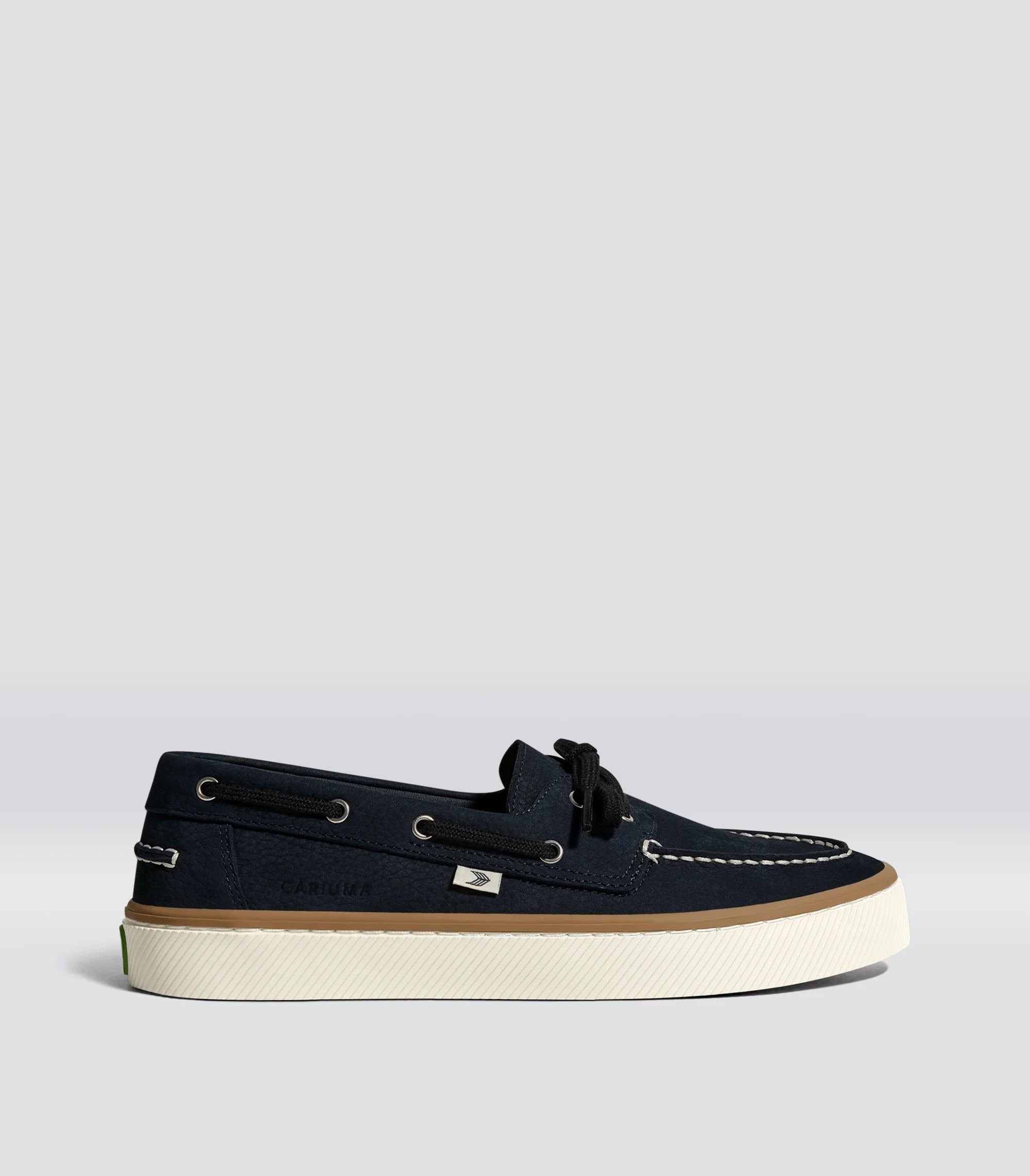 Maré Navy Nubuck Boat Shoe