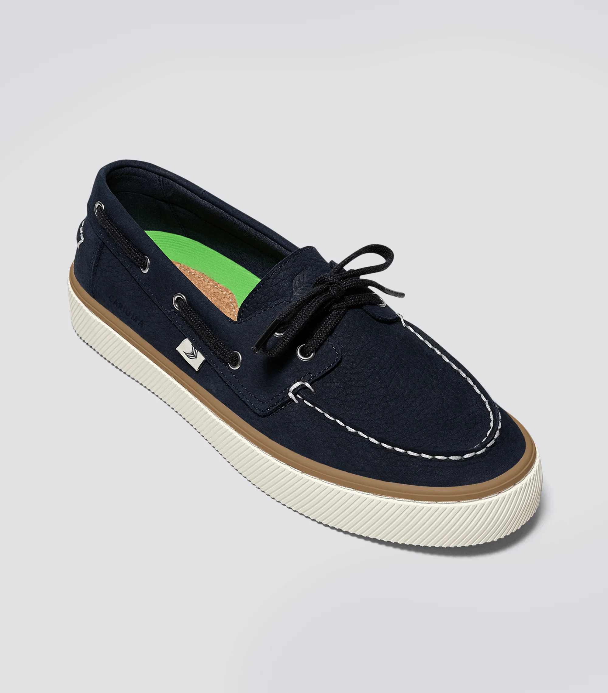 Maré Navy Nubuck Boat Shoe - Image 3