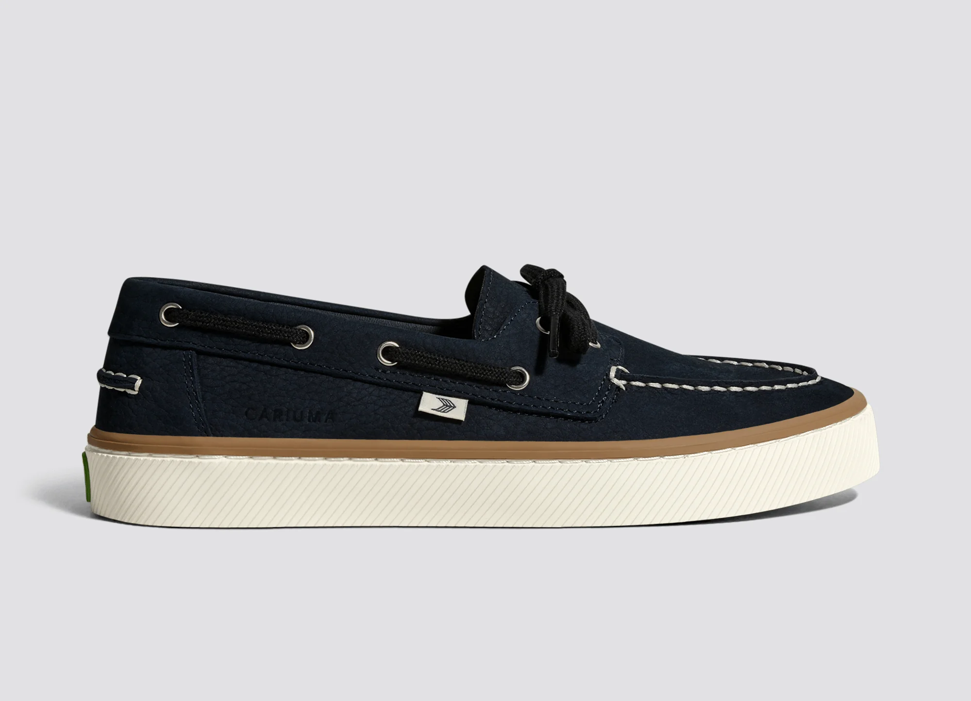 Maré Navy Nubuck Boat Shoe - Image 4