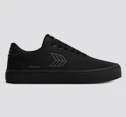 NAIOCA All Black Canvas Ash Grey Logo Sneaker - Image 10