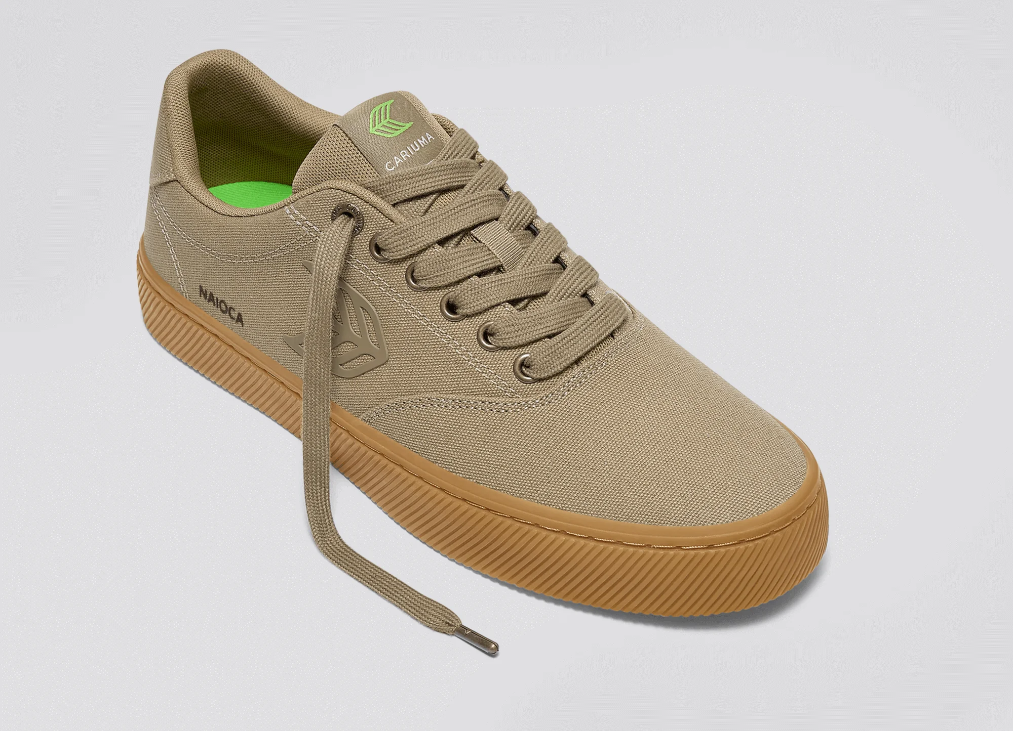 NAIOCA Gum Burnt Sand Canvas Sneaker - Image 5