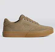 NAIOCA PRO Gum Burnt Sand Suede and Canvas Burnt Sand Logo Sneaker - Image 10