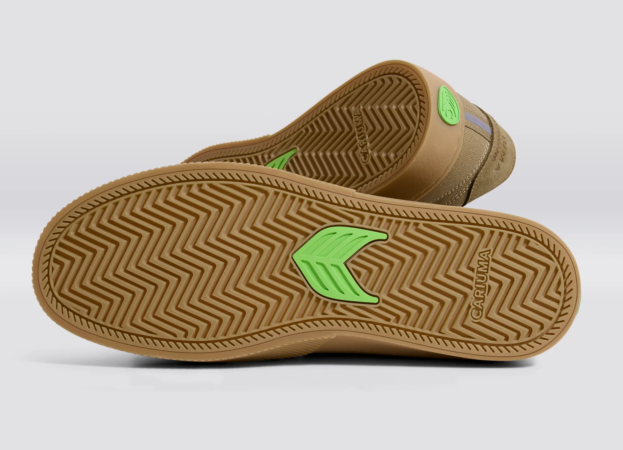 NAIOCA PRO Gum Burnt Sand Suede and Canvas Burnt Sand Logo Sneaker - Image 7