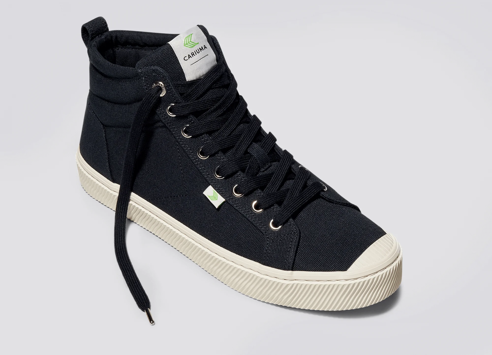 OCA High Black Canvas Sneaker - Image 5