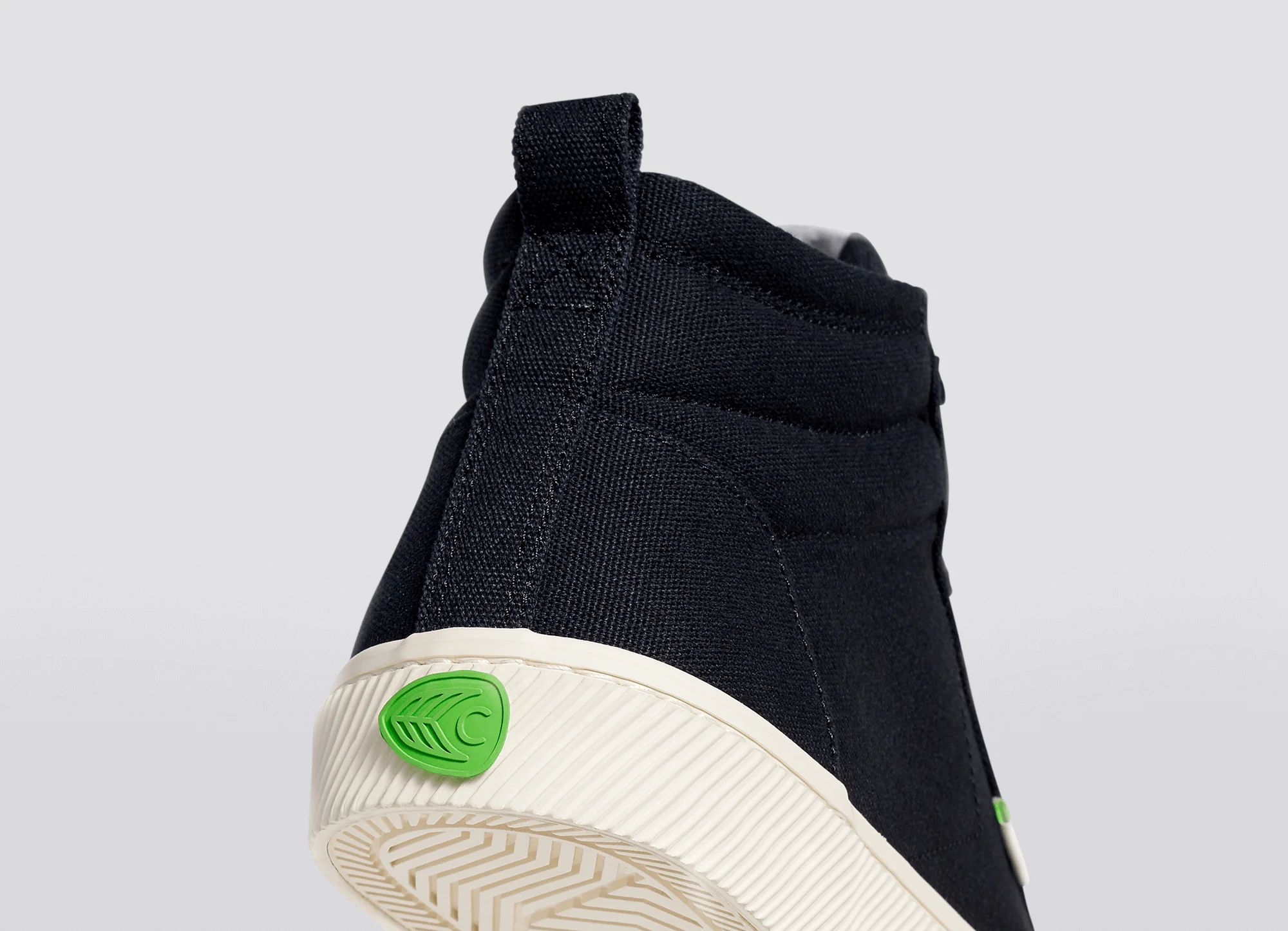 OCA High Black Canvas Sneaker - Image 8