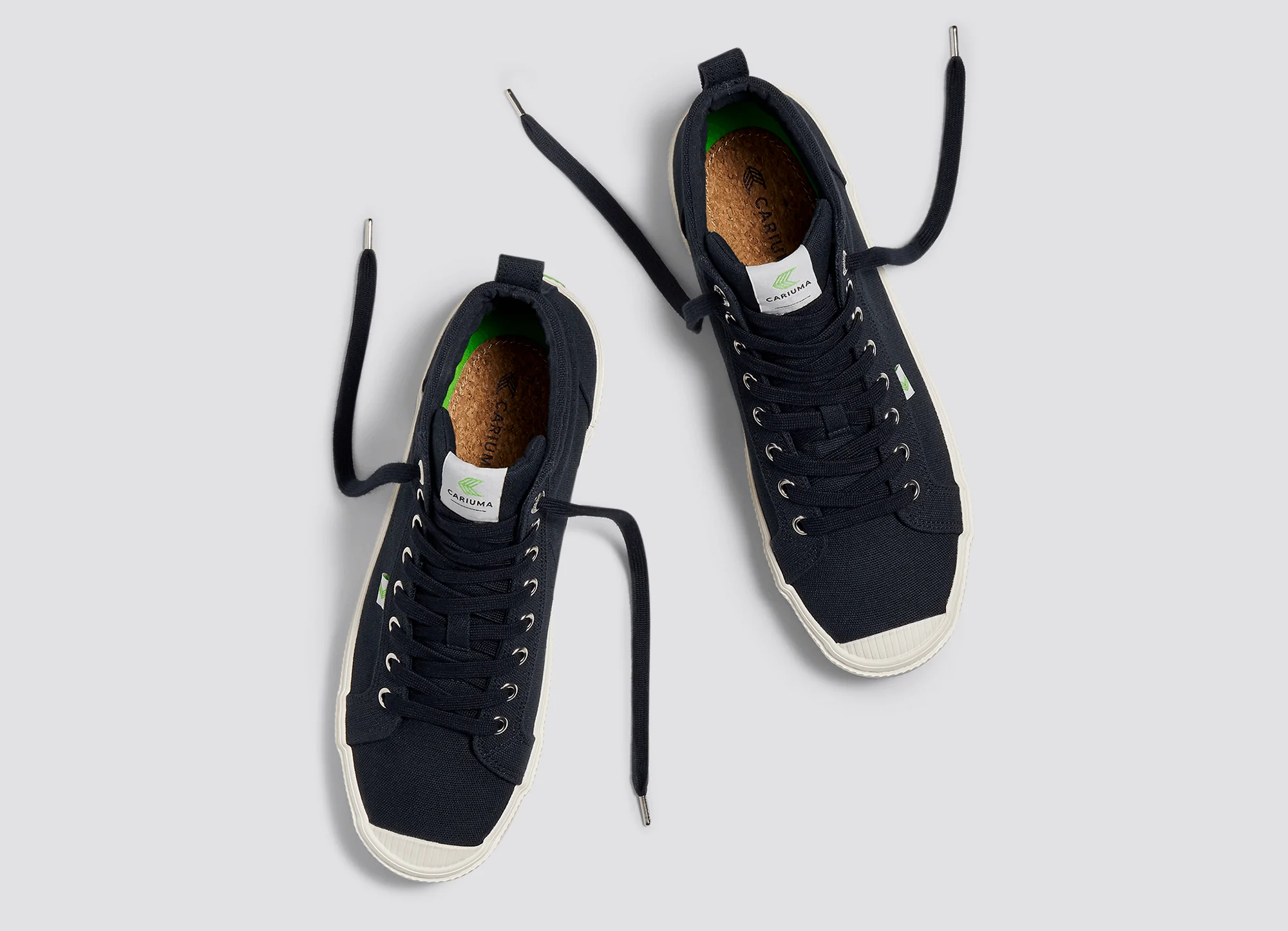 OCA High Black Canvas Sneaker - Image 9