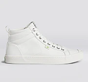 OCA High Off-White Canvas Sneaker - Image 11