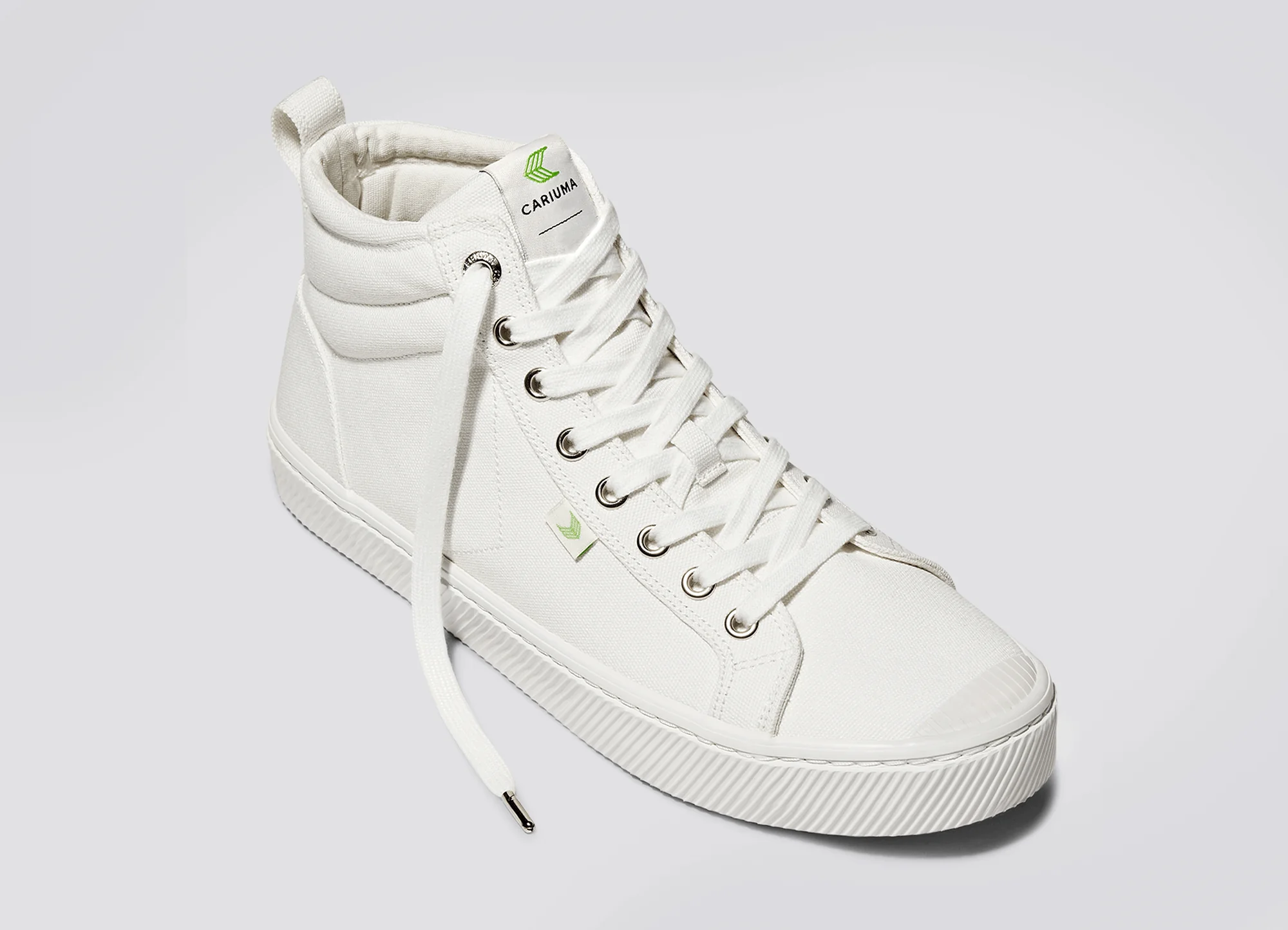 OCA High Off-White Canvas Sneaker - Image 5