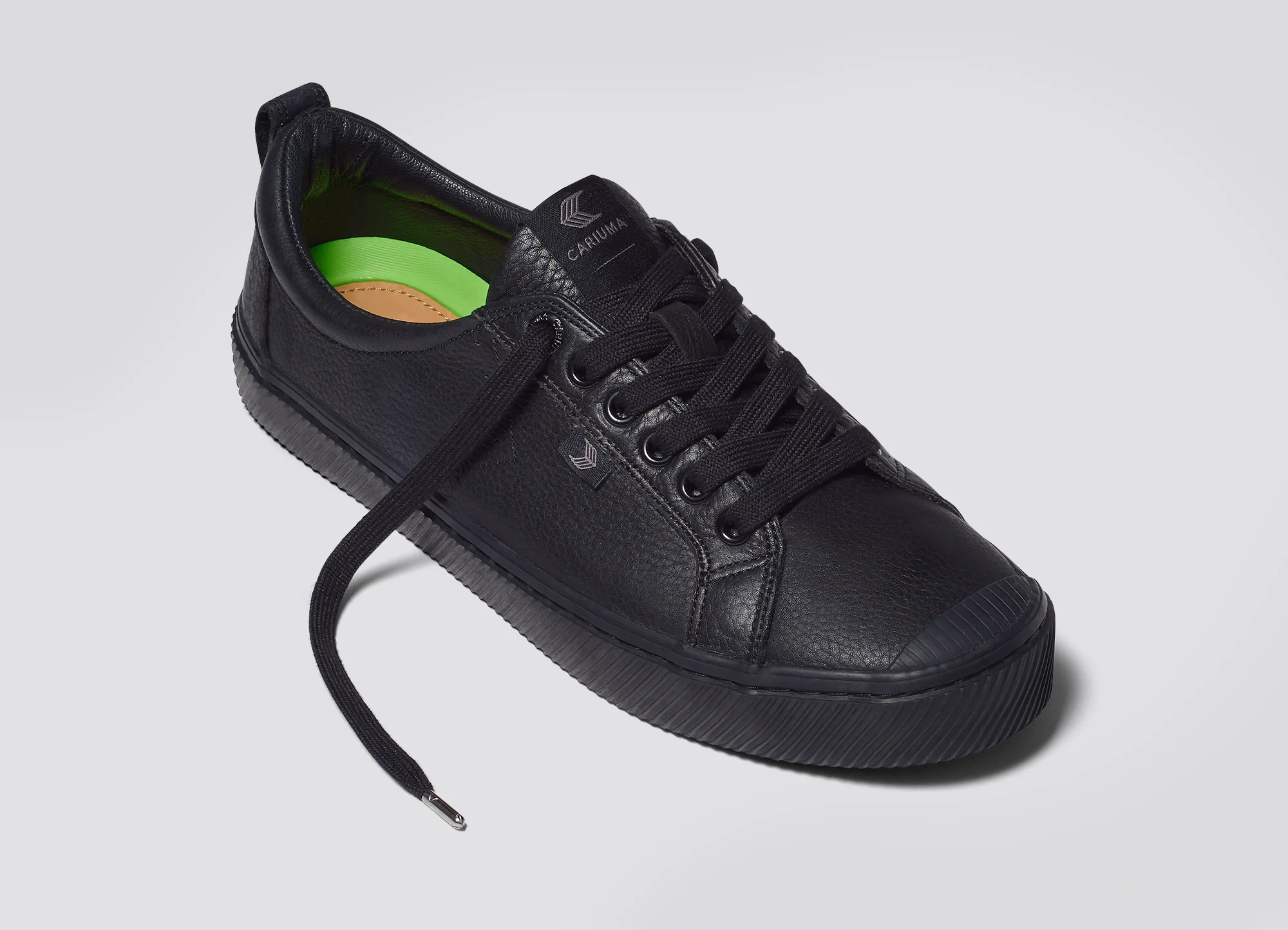 OCA Low All Black Premium Leather Sneaker - Image 5