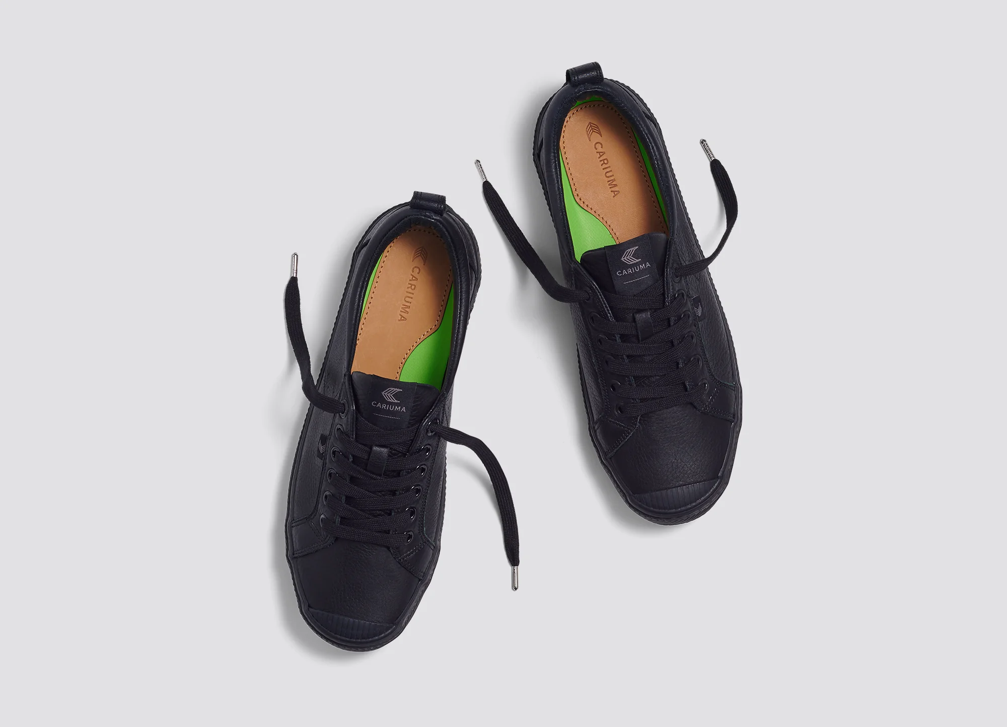OCA Low All Black Premium Leather Sneaker - Image 9