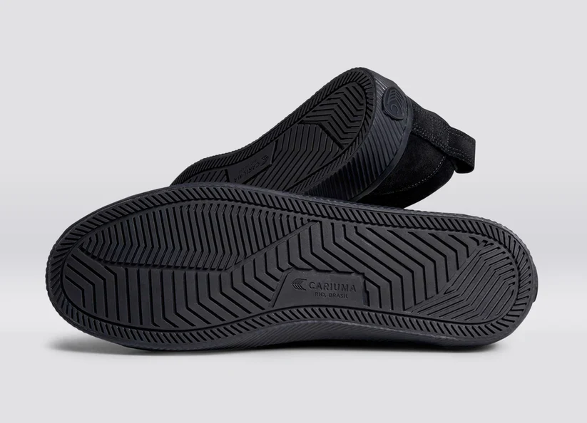 OCA Low All Black Suede Sneaker - Image 6