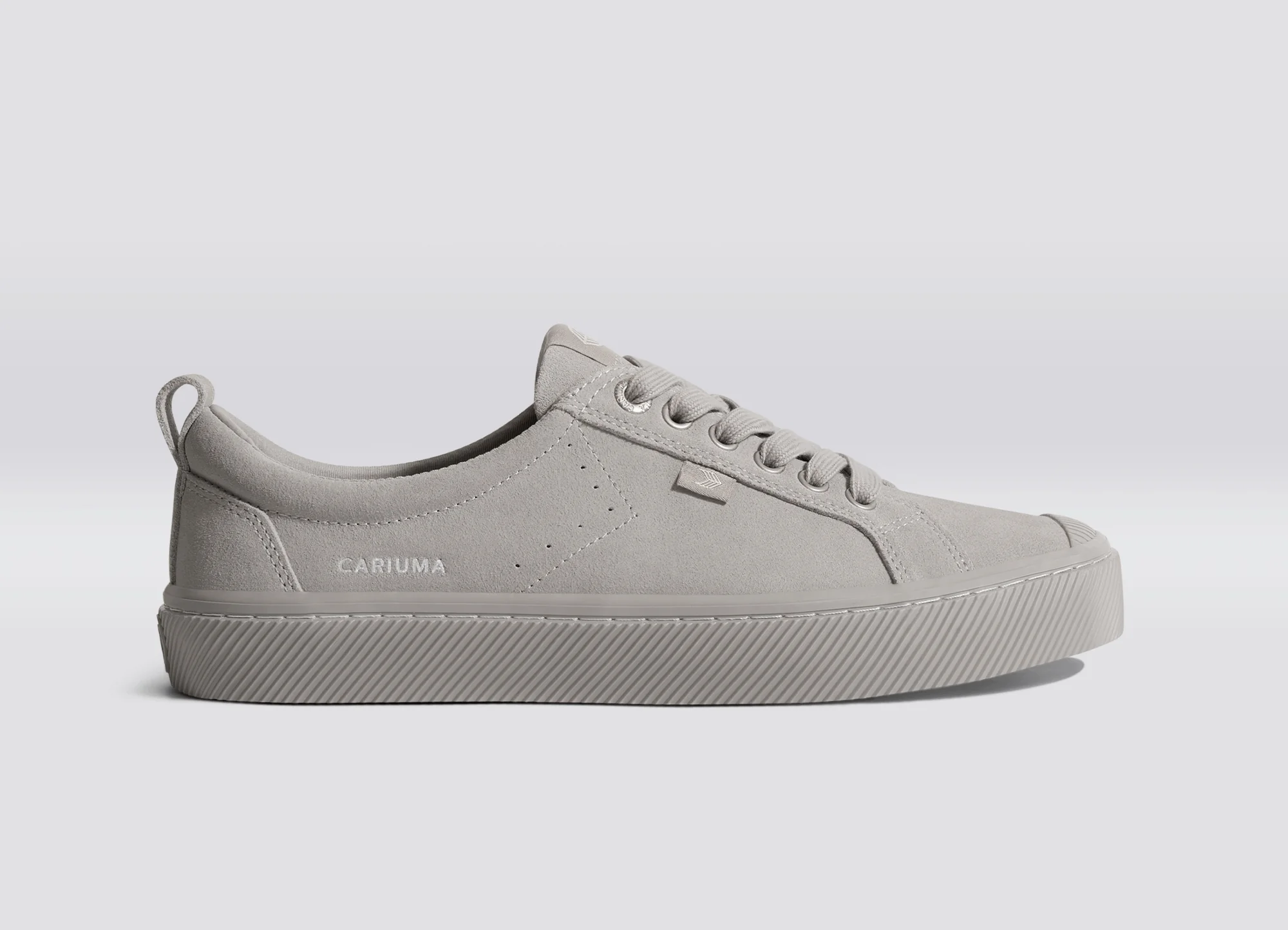 OCA Low All Light Grey Suede Sneaker - Image 4