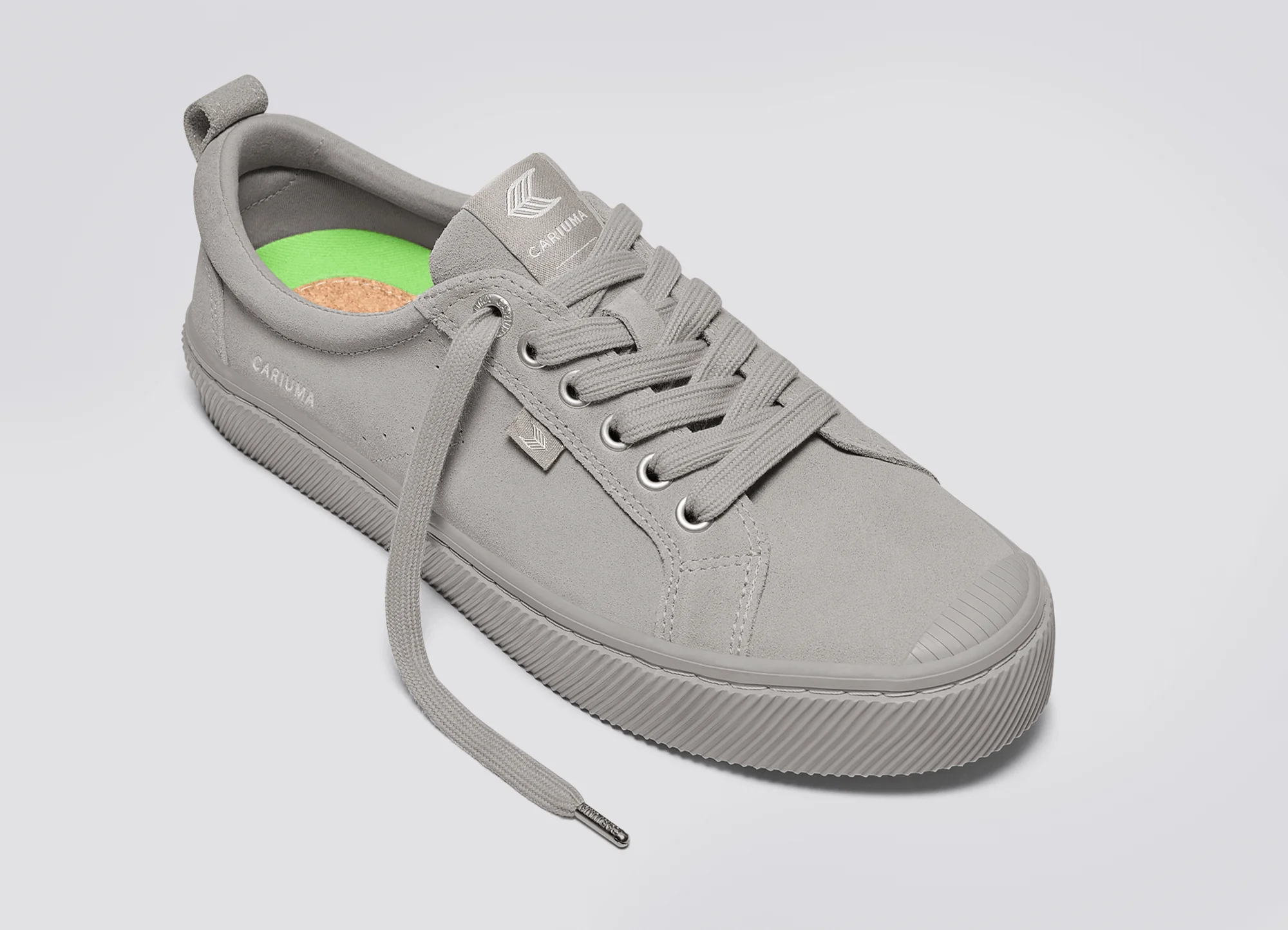 OCA Low All Light Grey Suede Sneaker - Image 5