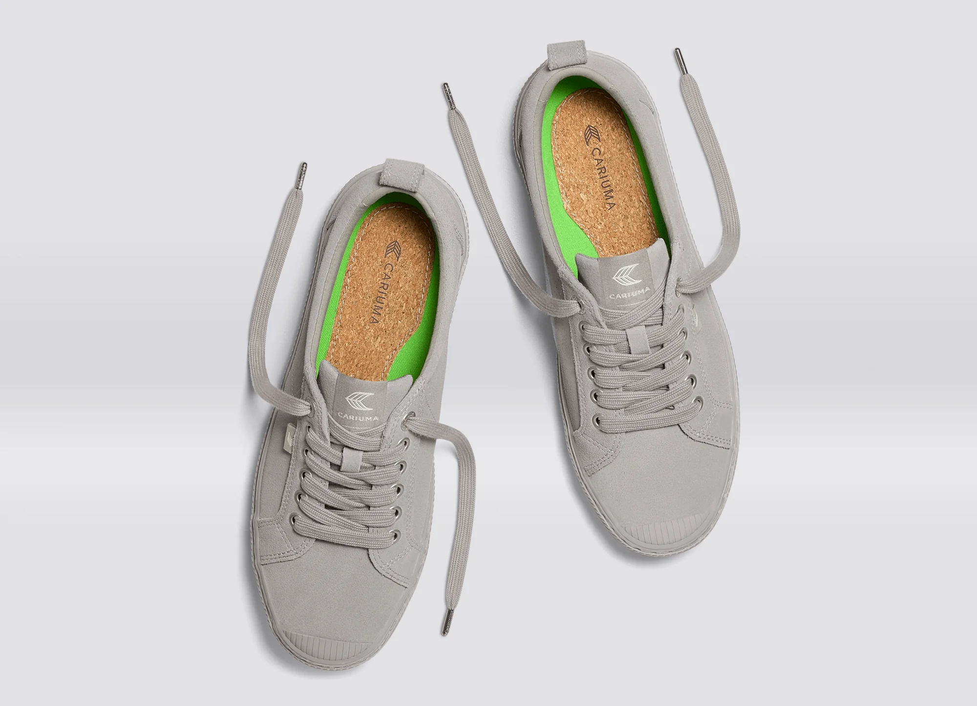 OCA Low All Light Grey Suede Sneaker - Image 8