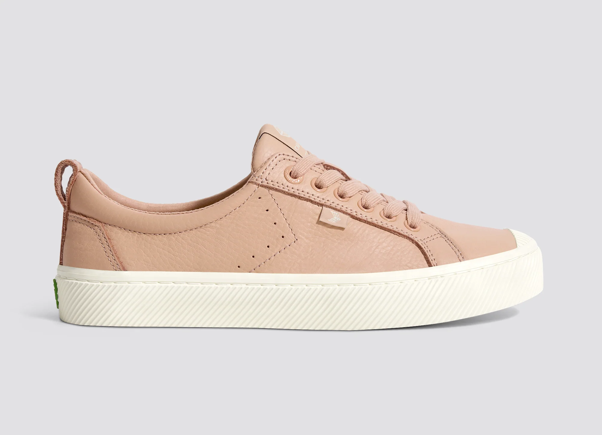 OCA Low Beige Premium Leather Sneaker - Image 4