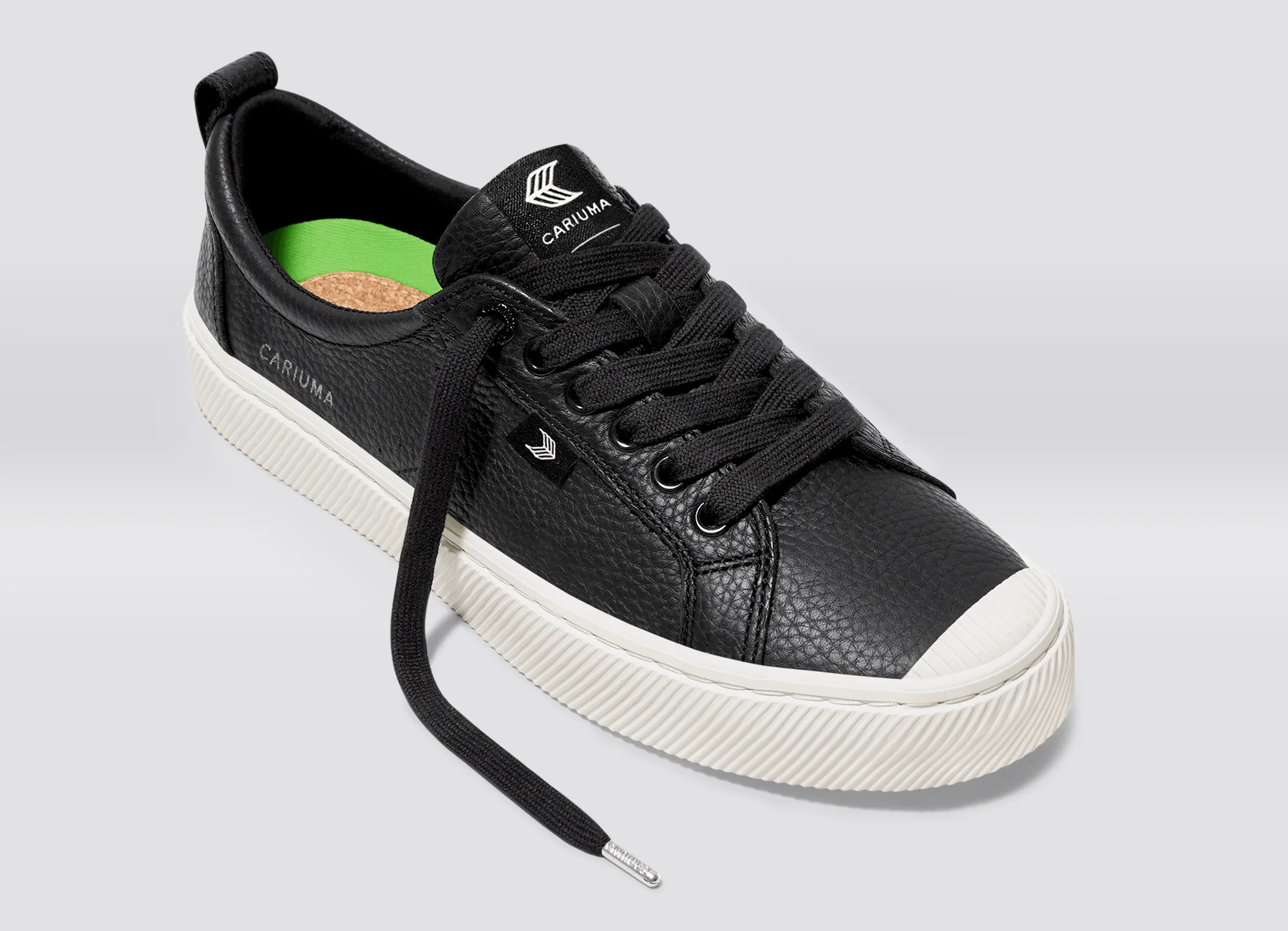 OCA Low Black 2 Premium Leather Sneaker - Image 5