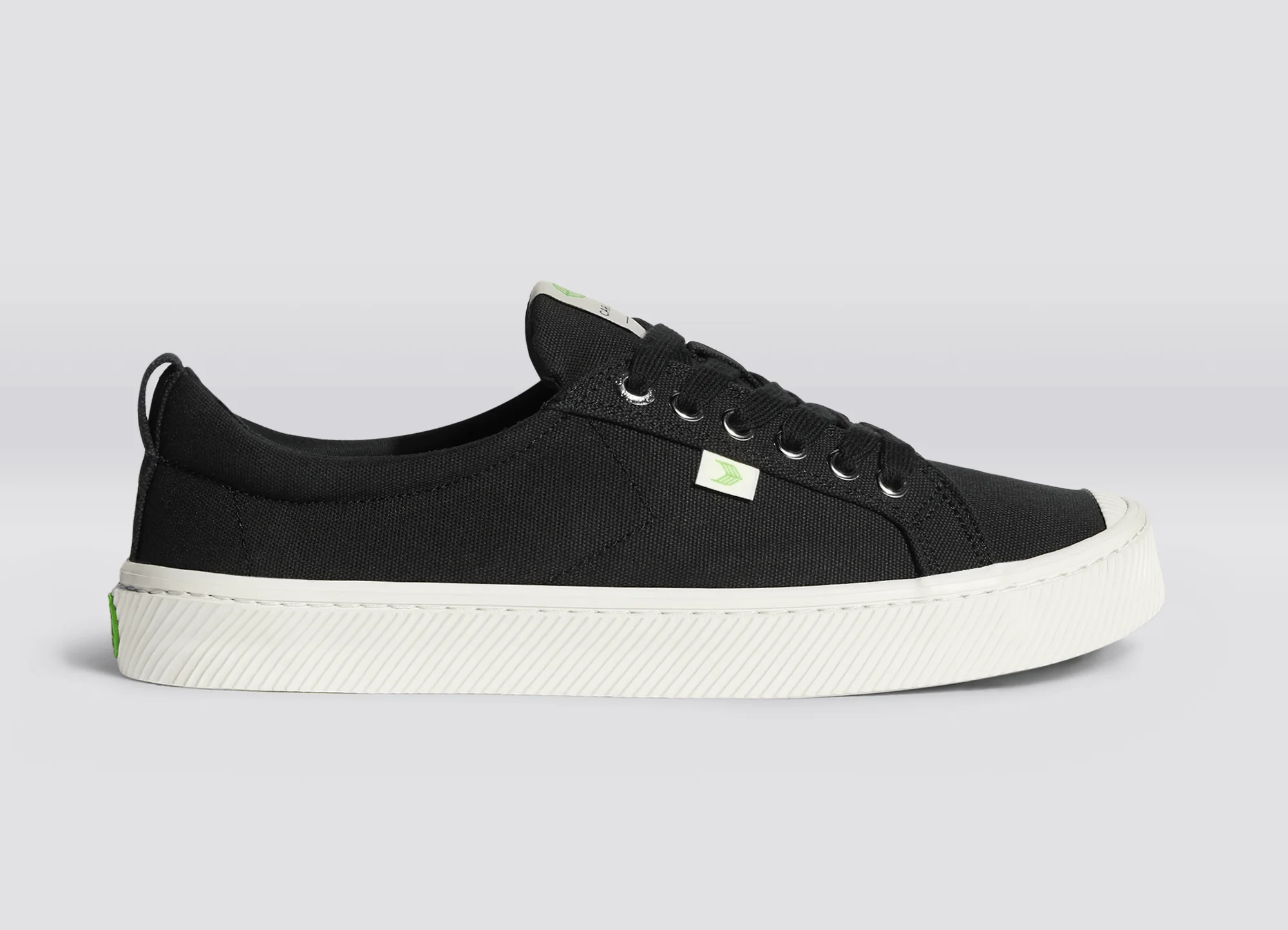 OCA Low Black Canvas Sneaker - Image 4