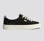 OCA Low Black Jaguar Print Suede Sneaker - Image 10