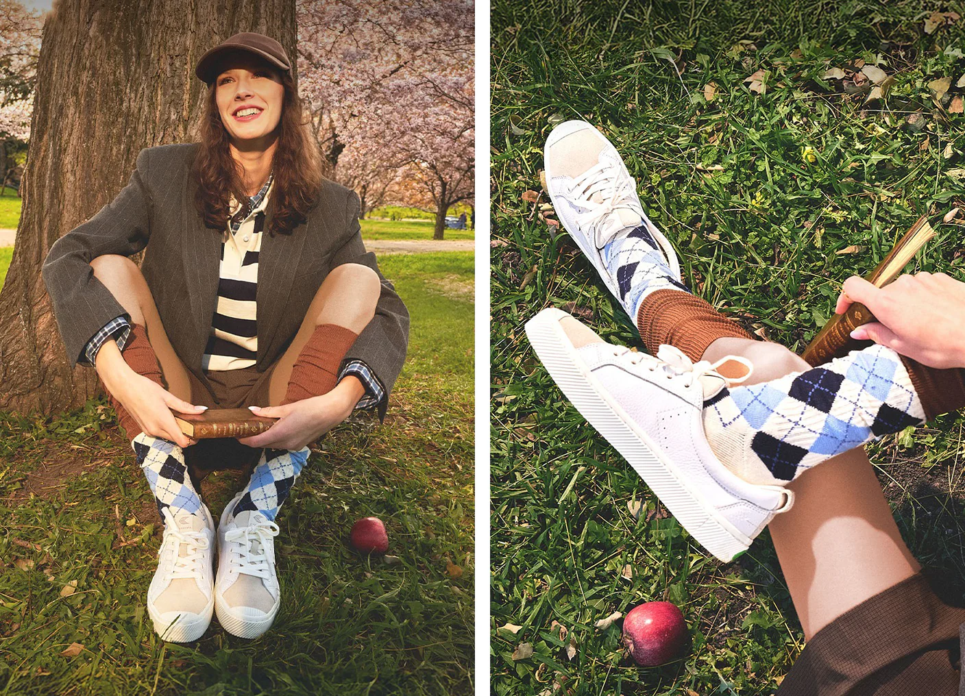 OCA Low White Premium Leather Vintage White Suede Sneaker - Image 6