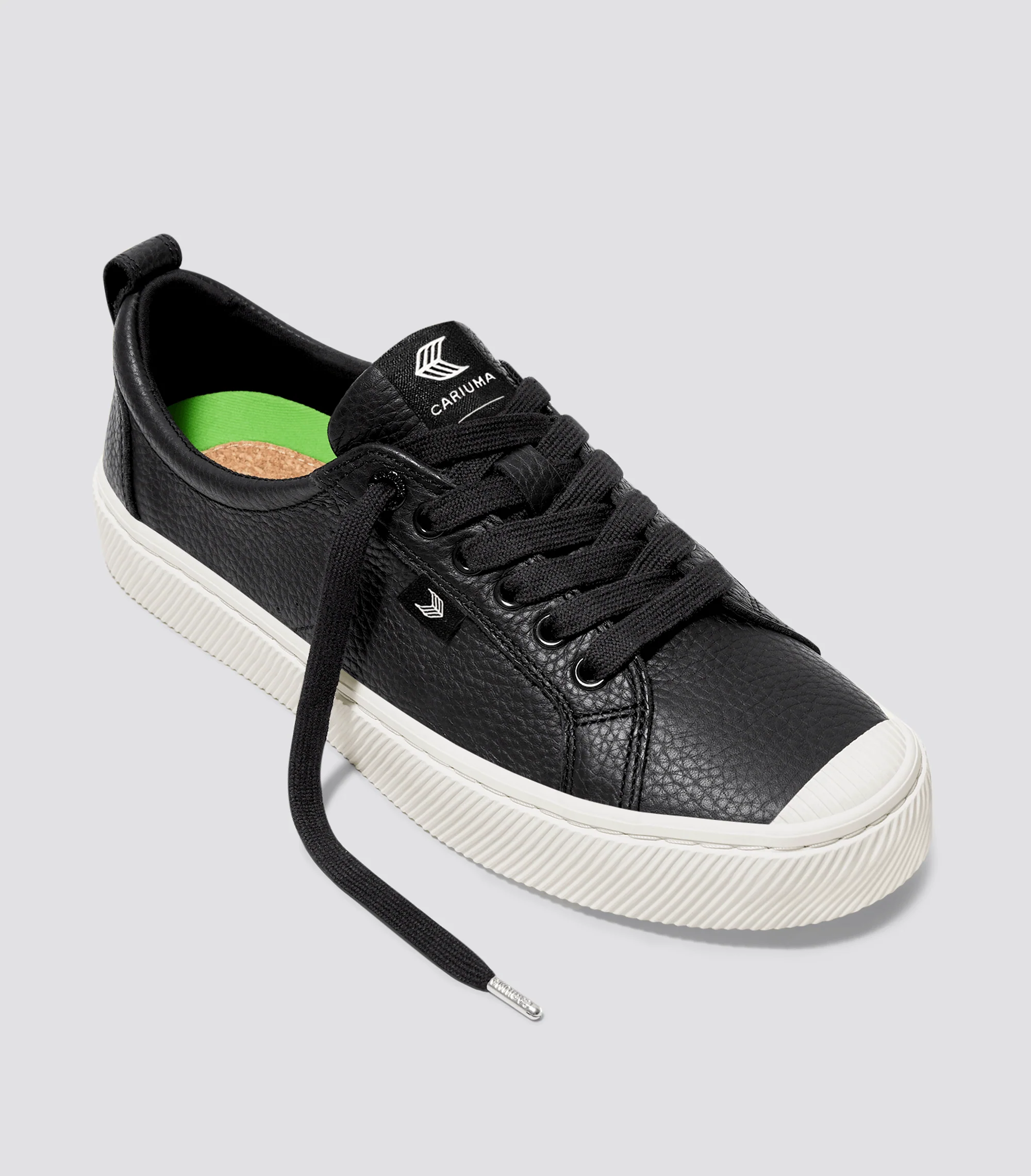 OCA Low Black Premium Leather Sneaker - Image 3