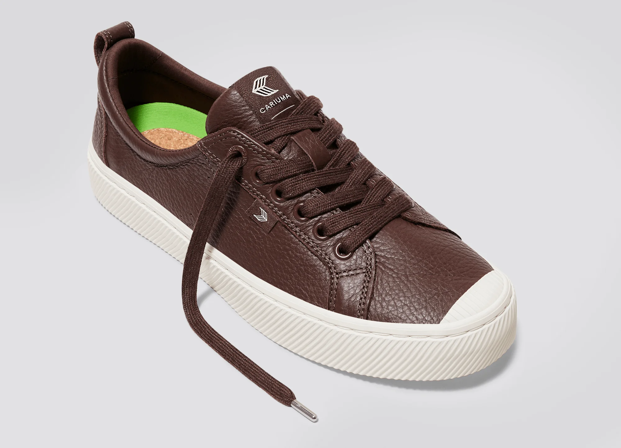 OCA Low Brown Premium Leather Sneaker - Image 5