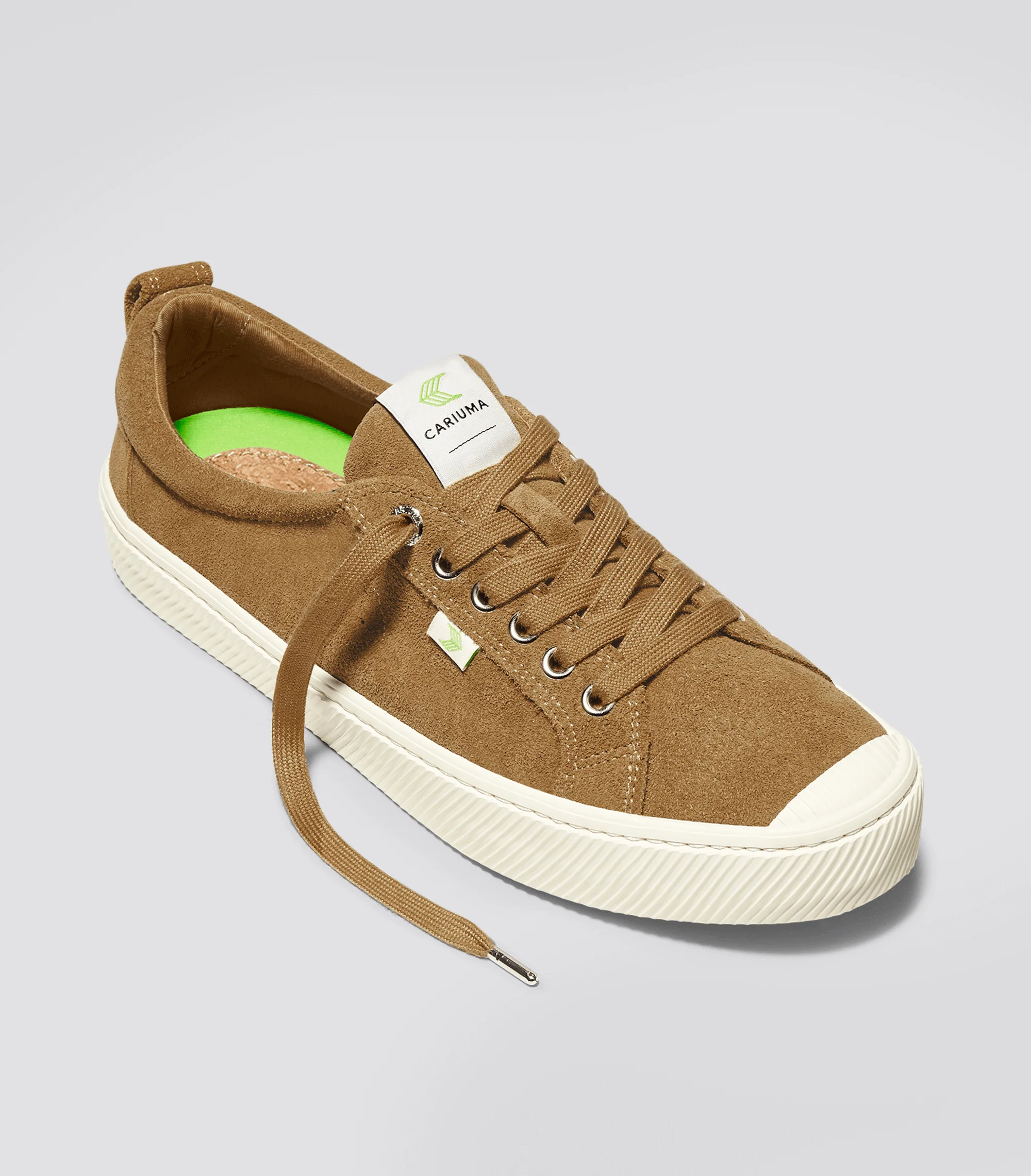 OCA Low Camel Suede Sneaker - Image 3