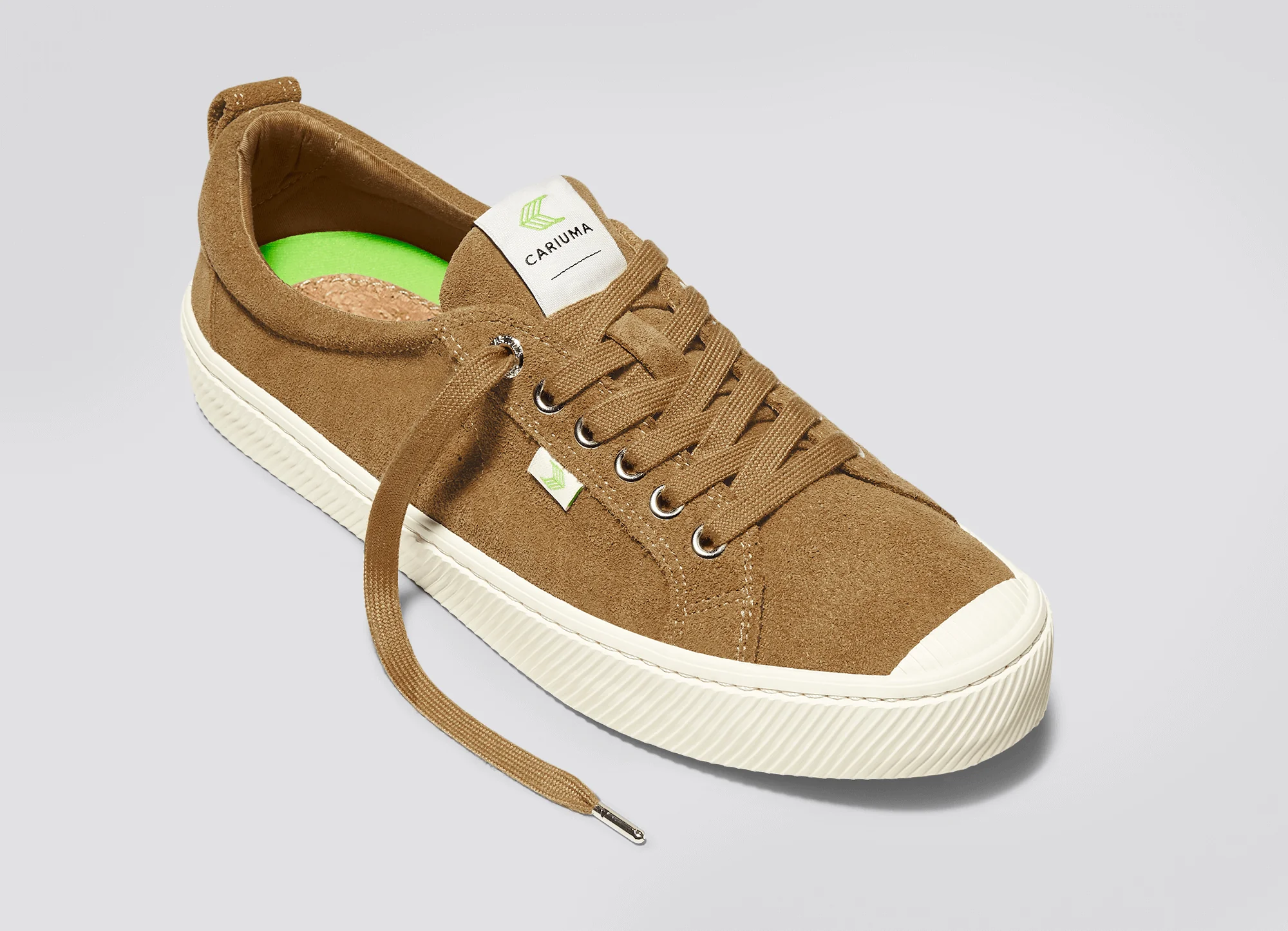 OCA Low Camel Suede Sneaker - Image 5