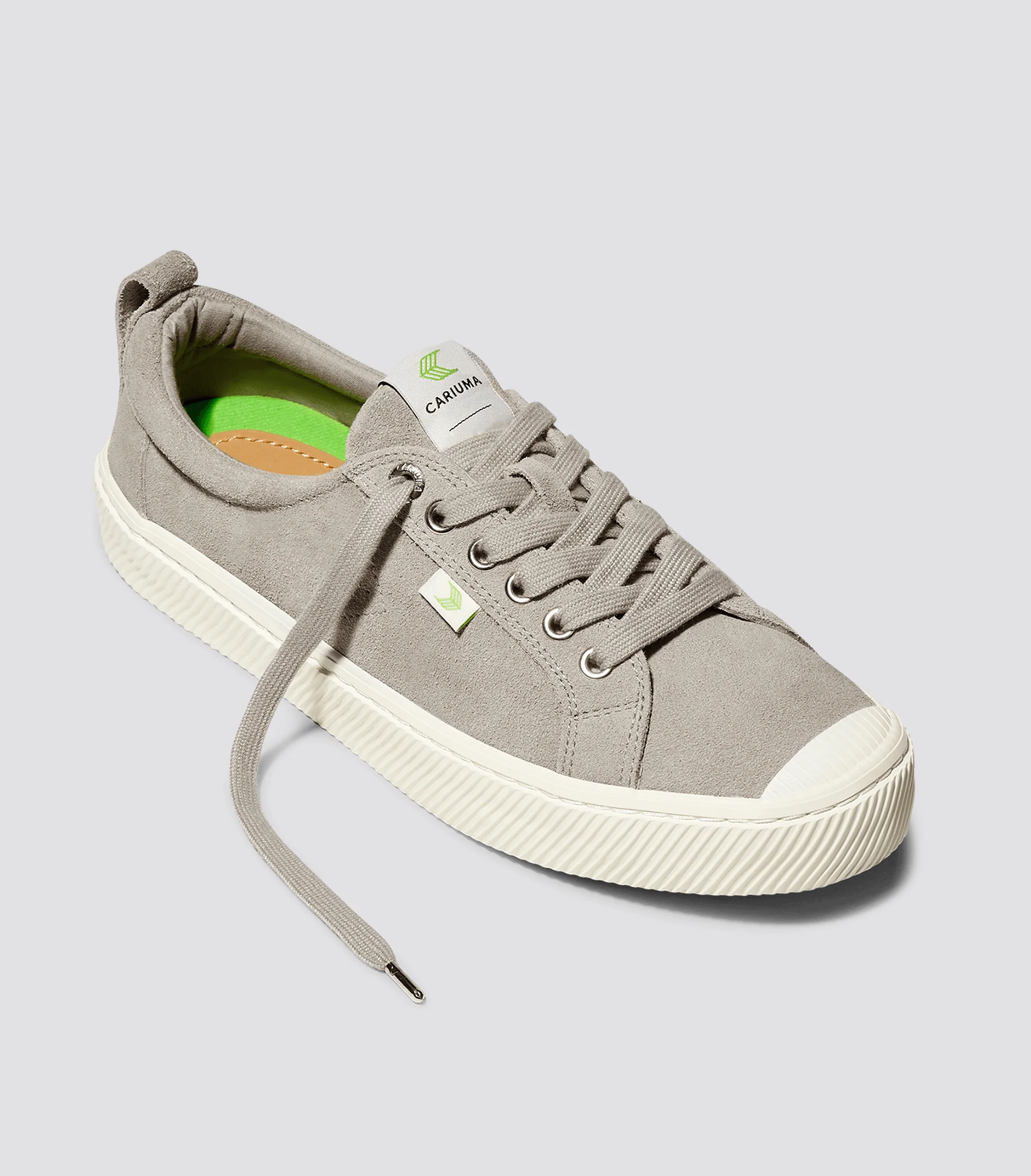 OCA Low Cloud Grey Suede Sneaker - Image 3