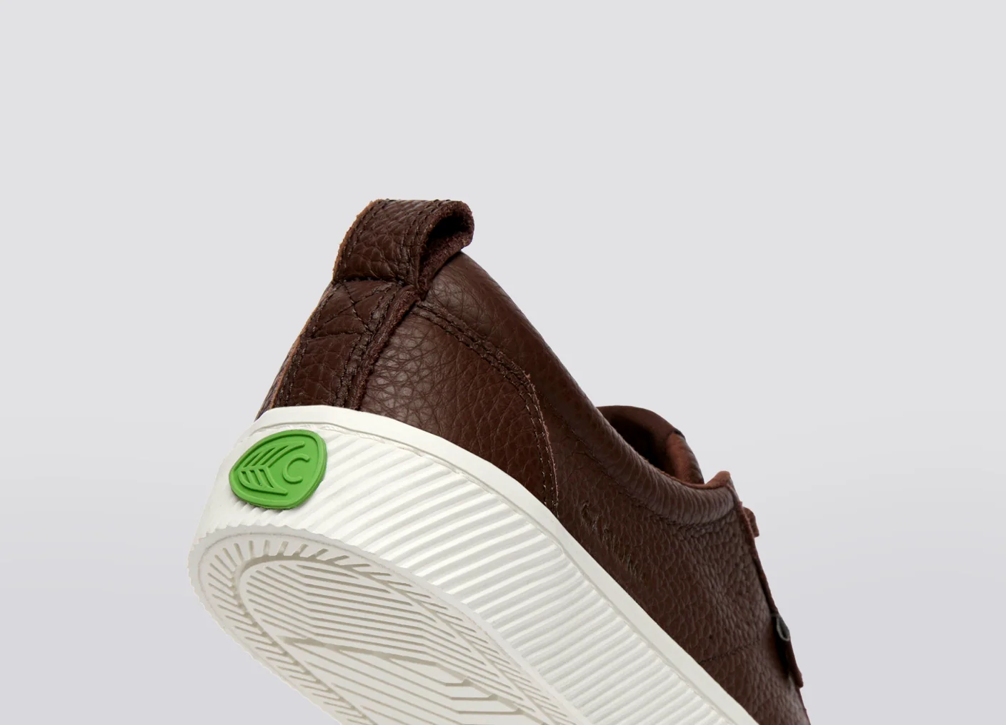 OCA Low Coffee Brown Premium Leather Sneaker - Image 8