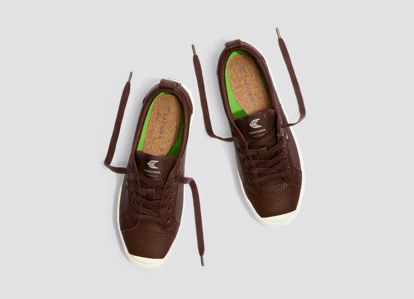 OCA Low Coffee Brown Premium Leather Sneaker - Image 9