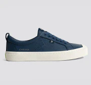 OCA Low Dark Denim Premium Leather Sneaker - Image 11
