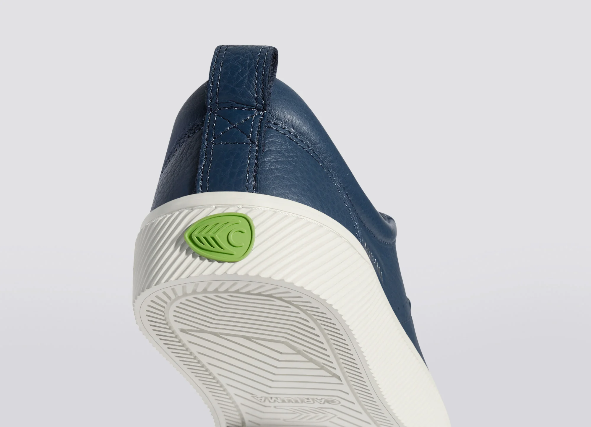 OCA Low Dark Denim Premium Leather Sneaker - Image 8