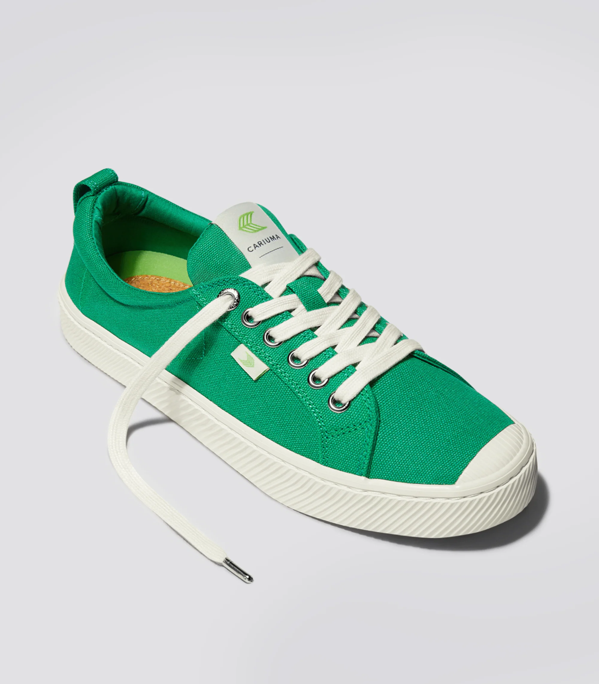 OCA Low Green Canvas Sneaker - Image 3
