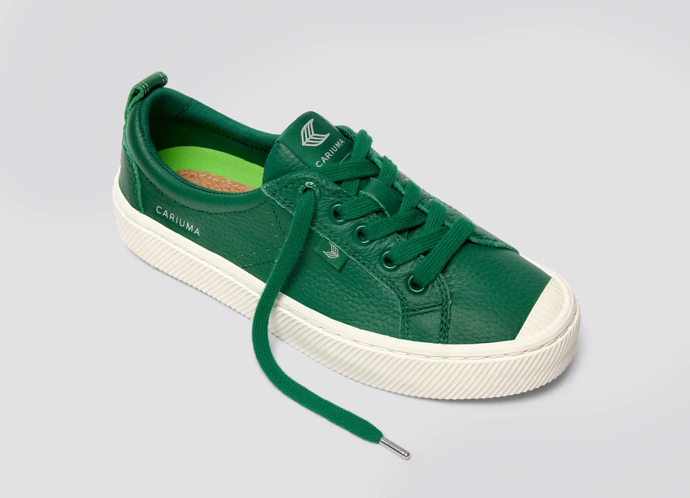 OCA Low Green Premium Leather Sneaker - Image 5