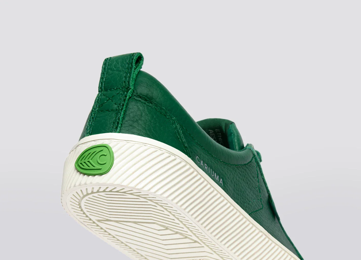 OCA Low Green Premium Leather Sneaker - Image 8