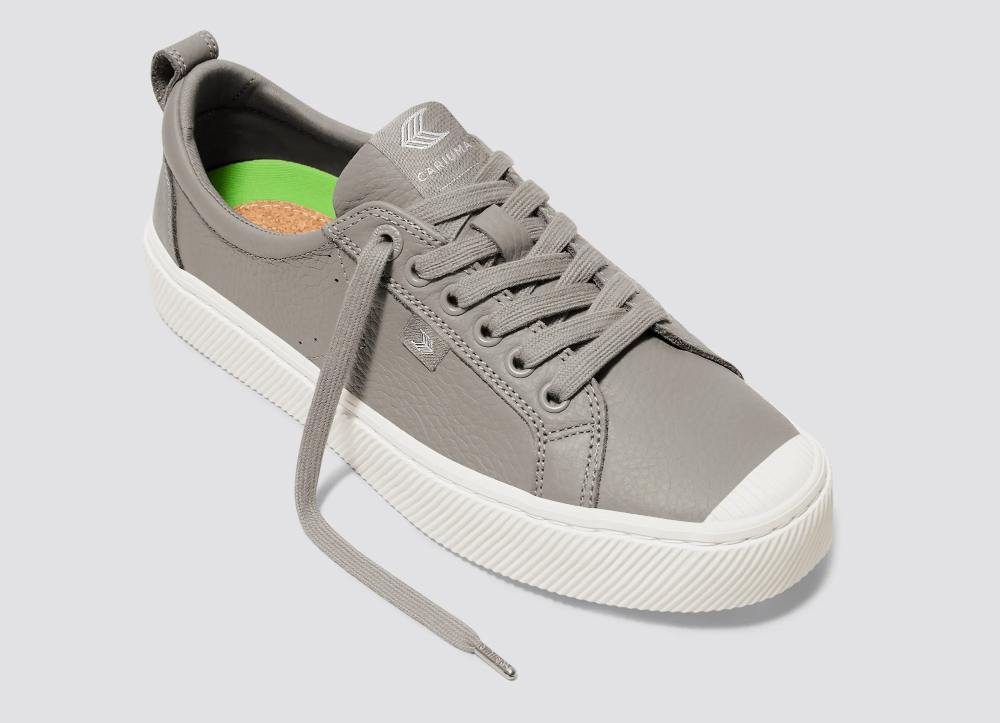 OCA Low Grey Premium Leather Sneaker - Image 5