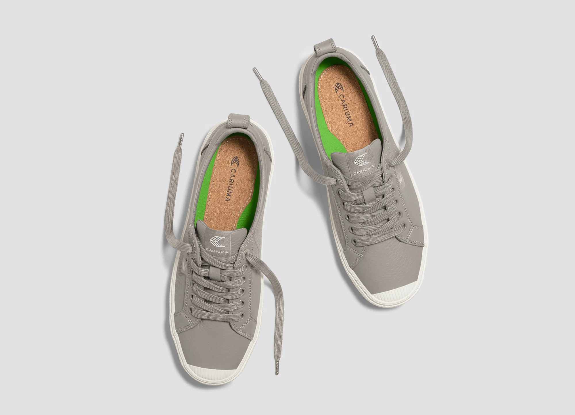 OCA Low Grey Premium Leather Sneaker - Image 9