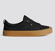 OCA Low Gum Black Canvas Sneaker - Image 10