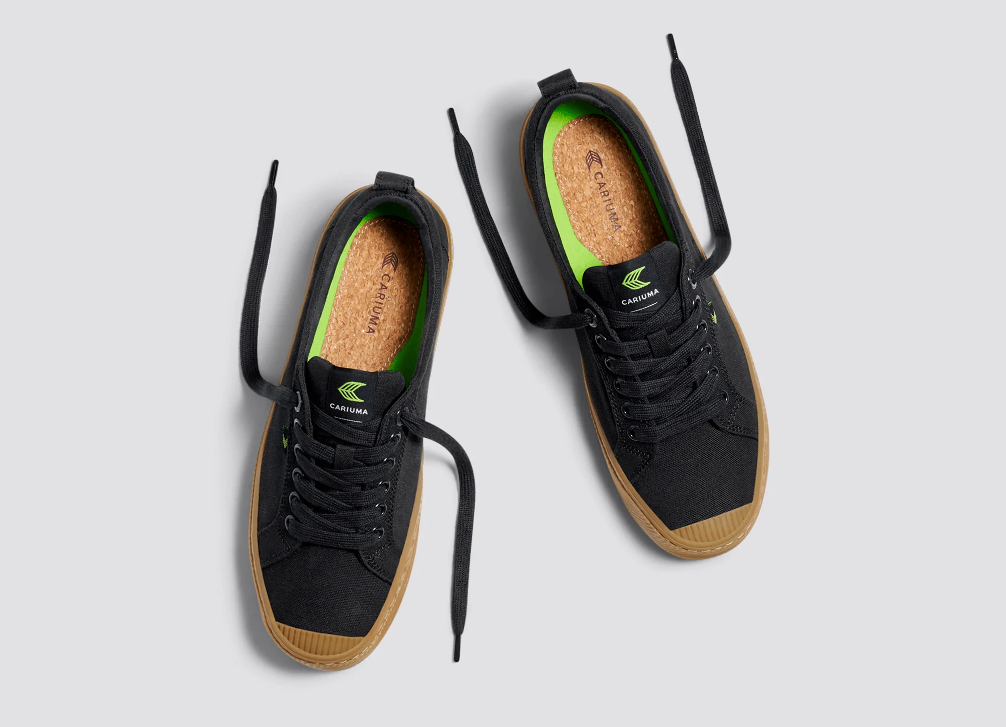 OCA Low Gum Black Canvas Sneaker - Image 9